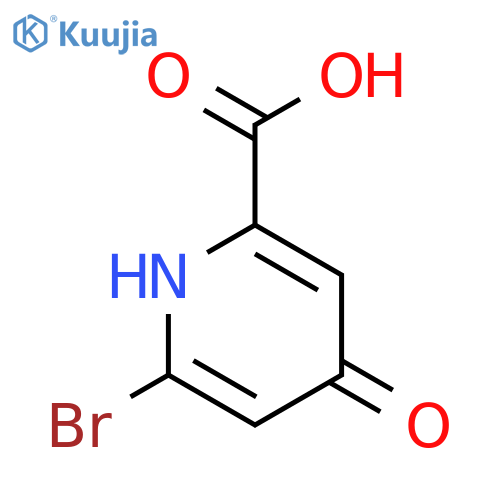 6-Bromo-4-hydroxypicolinic acid structure