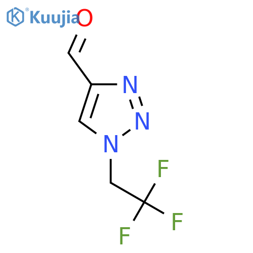 1-(2,2,2-Trifluoroethyl)-1H-1,2,3-triazole-4-carbaldehyde structure
