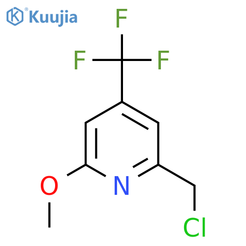 2-(Chloromethyl)-6-methoxy-4-(trifluoromethyl)pyridine structure
