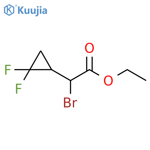 ethyl bromo(2,2-difluorocyclopropyl)acetate structure