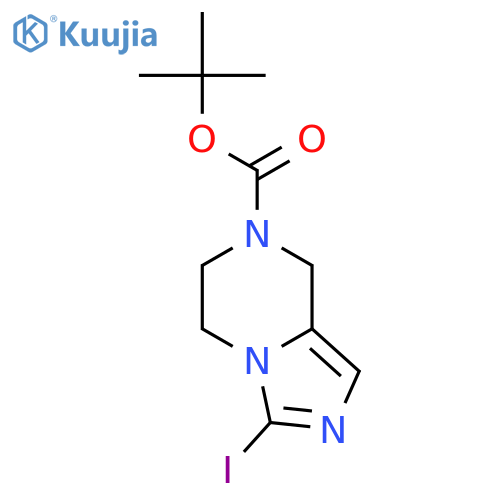 tert-Butyl 3-iodo-5,6-dihydroimidazo[1,5-a]pyrazine-7(8H)-carboxylate structure