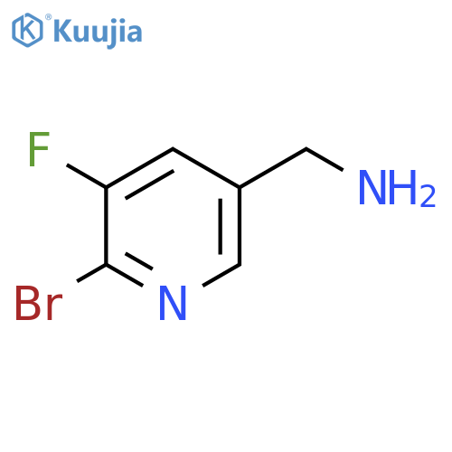 (6-Bromo-5-fluoropyridin-3-YL)methanamine structure