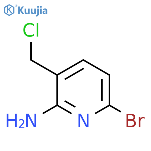 6-Bromo-3-(chloromethyl)pyridin-2-amine structure