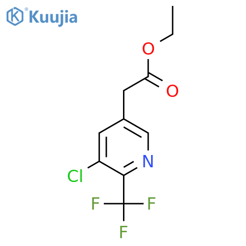 Ethyl [5-chloro-6-(trifluoromethyl)pyridin-3-YL]acetate structure