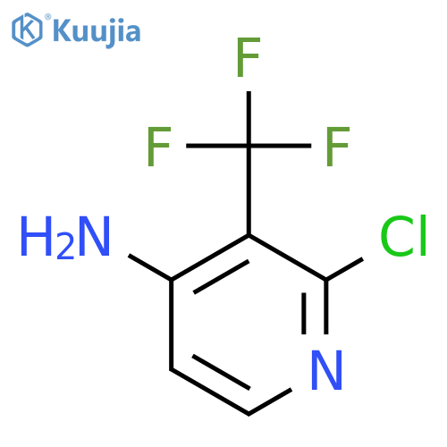 2-Chloro-3-(trifluoromethyl)pyridin-4-amine structure