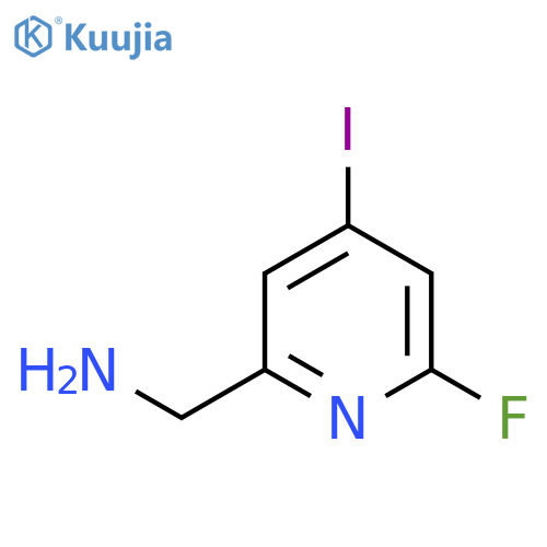 (6-Fluoro-4-iodopyridin-2-YL)methylamine structure