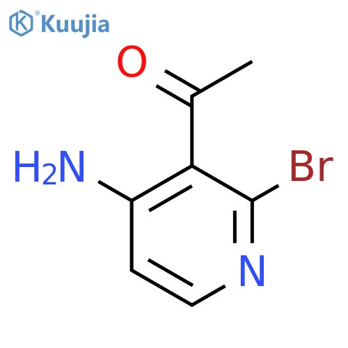 1-(4-Amino-2-bromopyridin-3-YL)ethanone structure