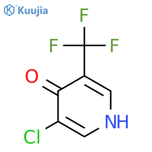 3-Chloro-5-(trifluoromethyl)pyridin-4-OL structure