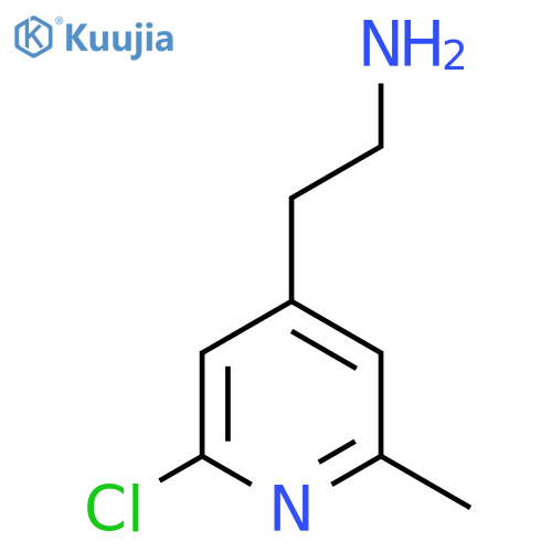 2-(2-chloro-6-methylpyridin-4-yl)ethan-1-amine structure