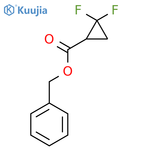 Benzyl 2,2-difluorocyclopropanecarboxylate structure