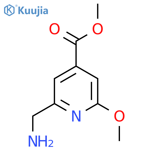 Methyl 2-(aminomethyl)-6-methoxyisonicotinate structure