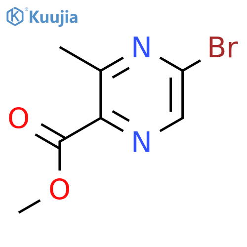 Methyl 5-bromo-3-methylpyrazine-2-carboxylate structure
