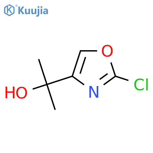 2-(2-Chloro-1,3-oxazol-4-YL)propan-2-OL structure