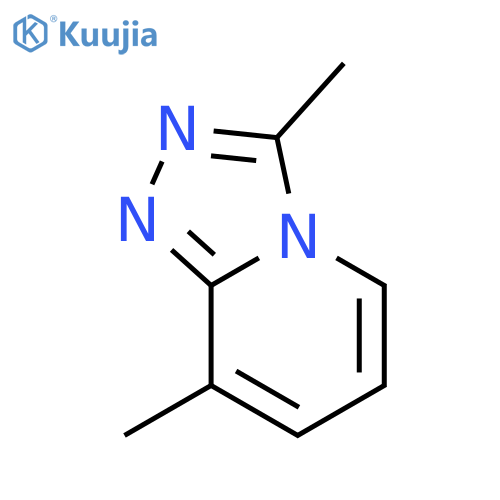 1,2,4-Triazolo[4,3-a]pyridine,3,8-dimethyl- structure