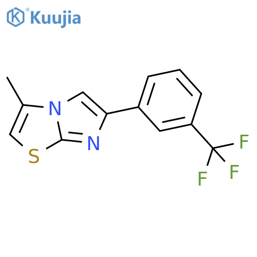 Imidazo[2,1-b]thiazole, 3-methyl-6-[3-(trifluoromethyl)phenyl]- structure