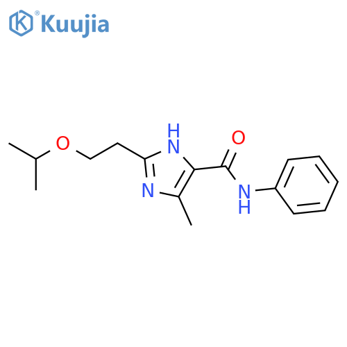 1H-Imidazole-4-carboxamide,5-methyl-2-[2-(1-methylethoxy)ethyl]-N-phenyl- structure