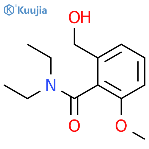 N,N-Diethyl-2-(hydroxymethyl)-6-methoxybenzamide structure