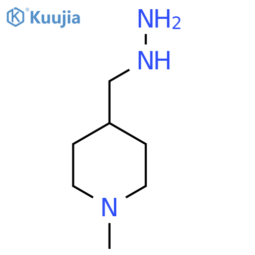 (1-methyl-4-piperidyl)methylhydrazine structure