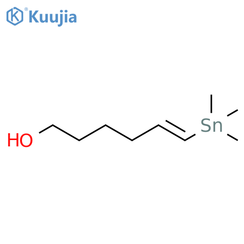 5-Hexen-1-ol, 6-(trimethylstannyl)-, (E)- structure