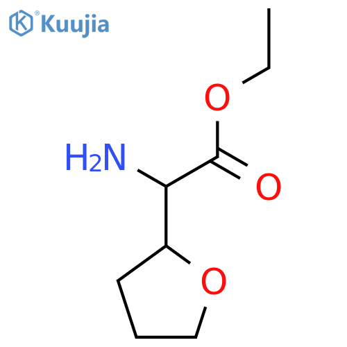 ethyl 2-amino-2-(oxolan-2-yl)acetate structure