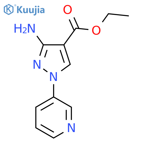 ethyl 3-amino-1-(pyridin-3-yl)-1H-pyrazole-4-carboxylate structure