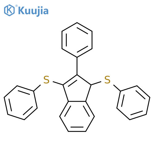 1H-Indene, 2-phenyl-1,3-bis(phenylthio)- structure