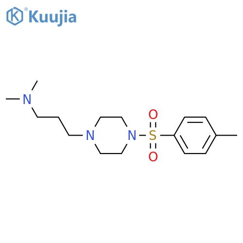 N,N-Dimethyl-4-[(4-methylphenyl)sulfonyl]-1-piperazinepropanamine structure