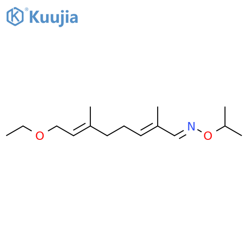 2,6-Octadienal, 8-ethoxy-2,6-dimethyl-, O-(1-methylethyl)oxime,(E,E,E)- structure