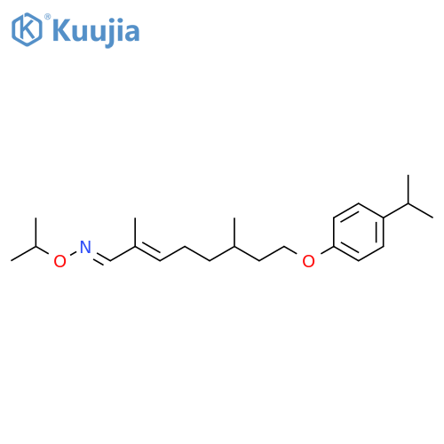 2-Octenal, 2,6-dimethyl-8-[4-(1-methylethyl)phenoxy]-, O-(1-methylethyl)oxime, (E,E)- (9CI) structure