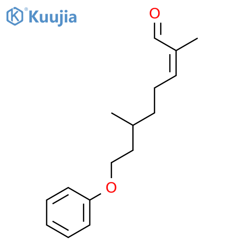 2-Octenal, 2,6-dimethyl-8-phenoxy-, (E)- structure