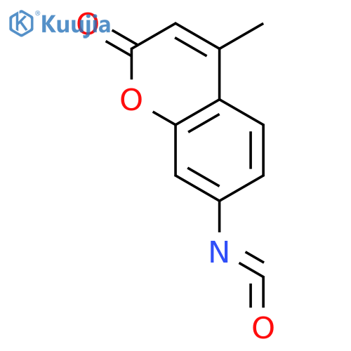 7-isocyanato-4-methyl-2H-chromen-2-one structure