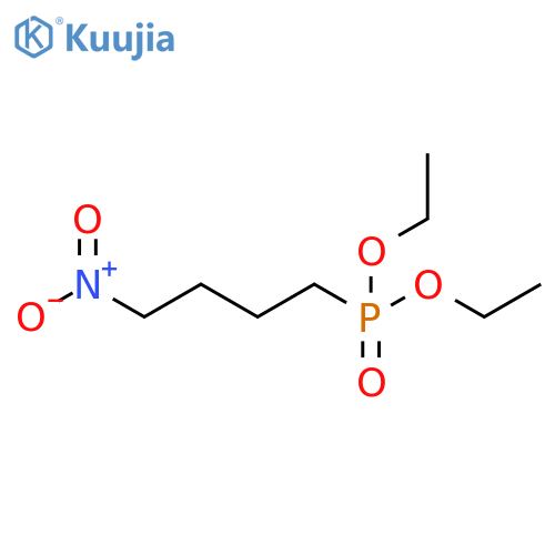 Phosphonic acid, (4-nitrobutyl)-, diethyl ester structure