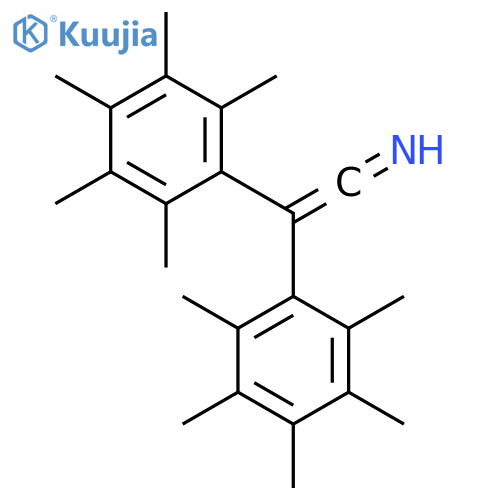 Ethenimine, 2,2-bis(pentamethylphenyl)- structure