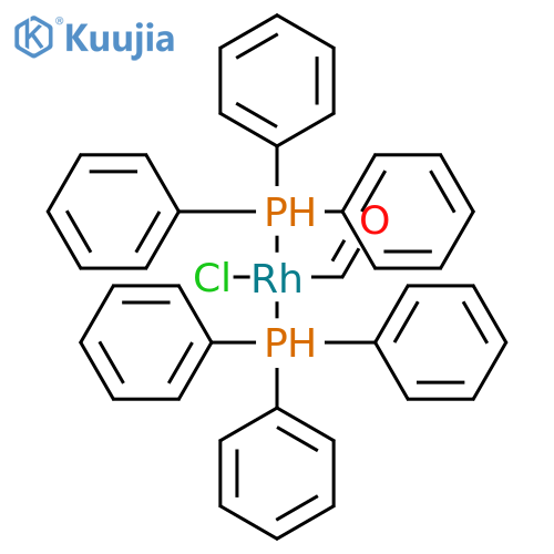 Carbonylbis(triphenylphosphine)rhodium(I) Chloride structure