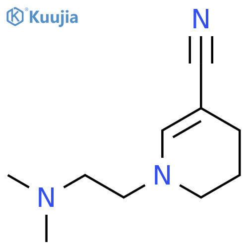 3-Pyridinecarbonitrile, 1-[2-(dimethylamino)ethyl]-1,4,5,6-tetrahydro- structure