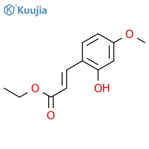 2-Propenoic acid, 3-(2-hydroxy-4-methoxyphenyl)-, ethyl ester, (E)- structure