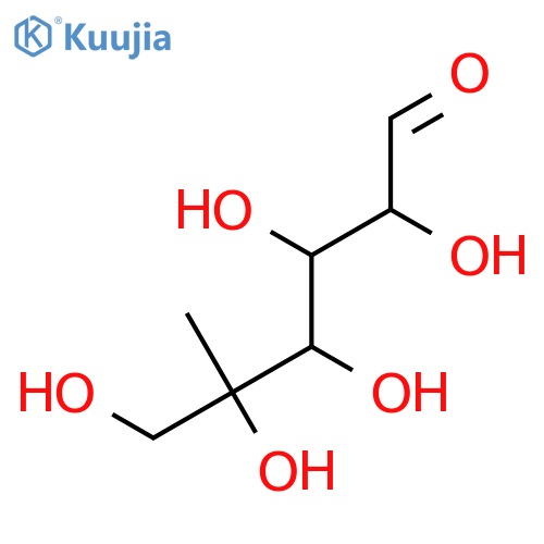 DL-Galactose, 5-C-methyl- structure
