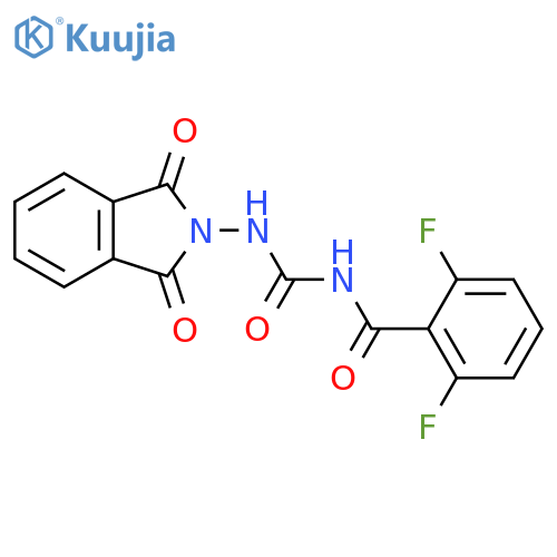 Benzamide,N-[[(1,3-dihydro-1,3-dioxo-2H-isoindol-2-yl)amino]carbonyl]-2,6-difluoro- structure