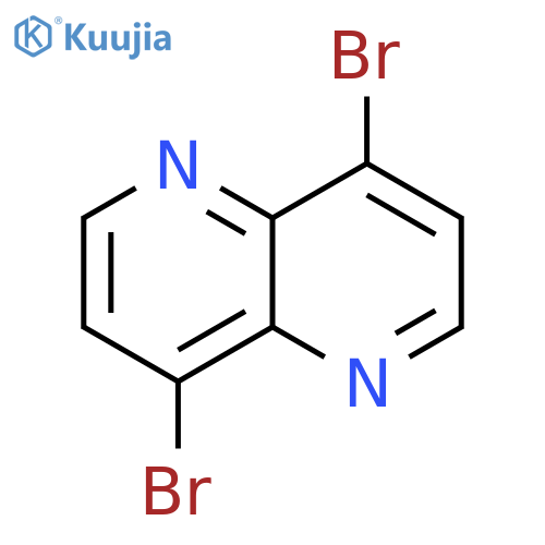 1,5-Naphthyridine, 4,8-dibromo- structure
