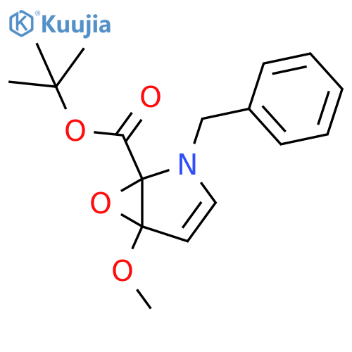6-Oxa-2-azabicyclo[3.1.0]hex-3-ene-1-carboxylic acid,5-methoxy-2-(phenylmethyl)-, 1,1-dimethylethyl ester structure