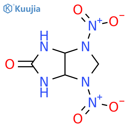 Imidazo[4,5-d]imidazol-2(1H)-one, hexahydro-4,6-dinitro- structure
