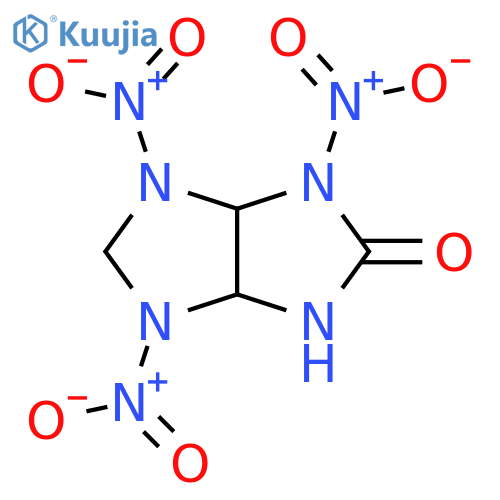 Imidazo[4,5-d]imidazol-2(1H)-one, hexahydro-1,4,6-trinitro- structure