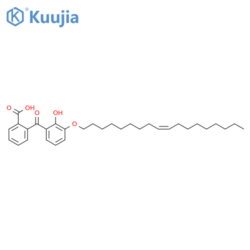 Benzoic acid, 2-[2-hydroxy-3-(9-octadecenyloxy)benzoyl]-, (Z)- (9CI) structure