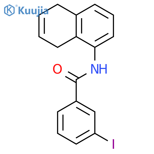 Benzamide, N-(5,8-dihydro-1-naphthalenyl)-3-iodo- structure