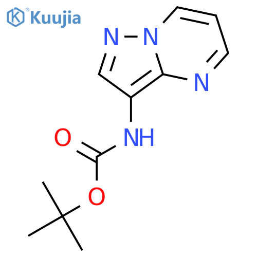 tert-butyl N-pyrazolo[1,5-a]pyrimidin-3-ylcarbamate structure