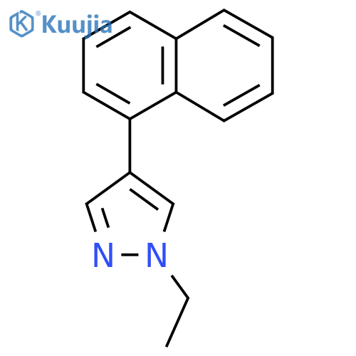 1-Ethyl-4-(naphthalen-1-yl)-1H-pyrazole structure