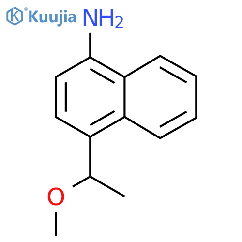 4-(1-Methoxyethyl)naphthalen-1-amine structure