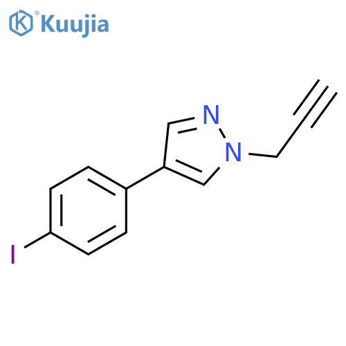 4-(4-Iodo-phenyl)-1-prop-2-ynyl-1H-pyrazole structure
