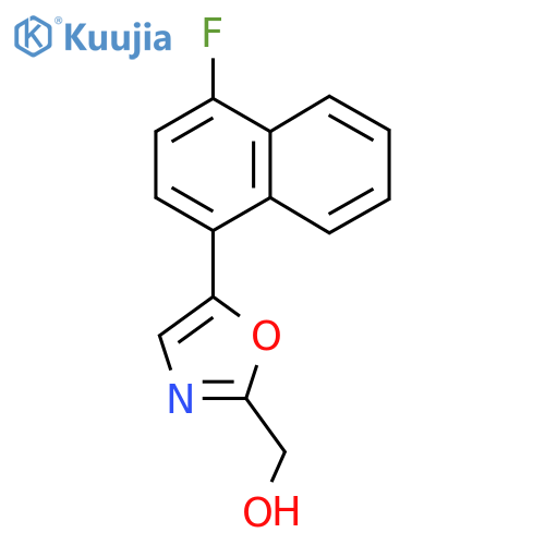 (5-(4-Fluoronaphthalen-1-yl)oxazol-2-yl)methanol structure