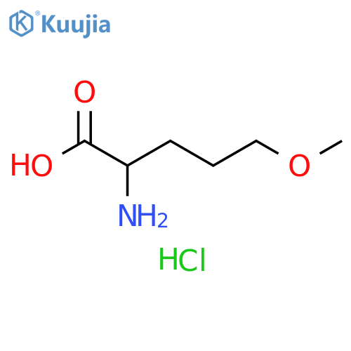 2-amino-5-methoxypentanoic acid hydrochloride structure
